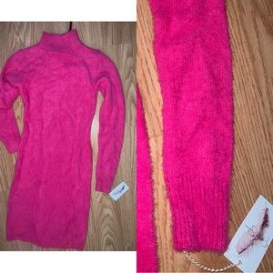 Jessica Simpson new Pink Knit Sweater Dress
